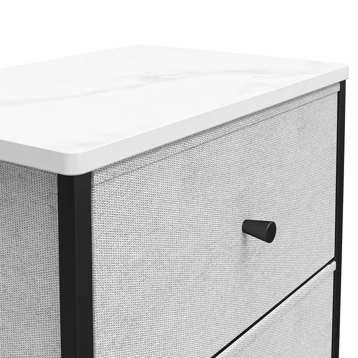 Storage organizer - White marble
