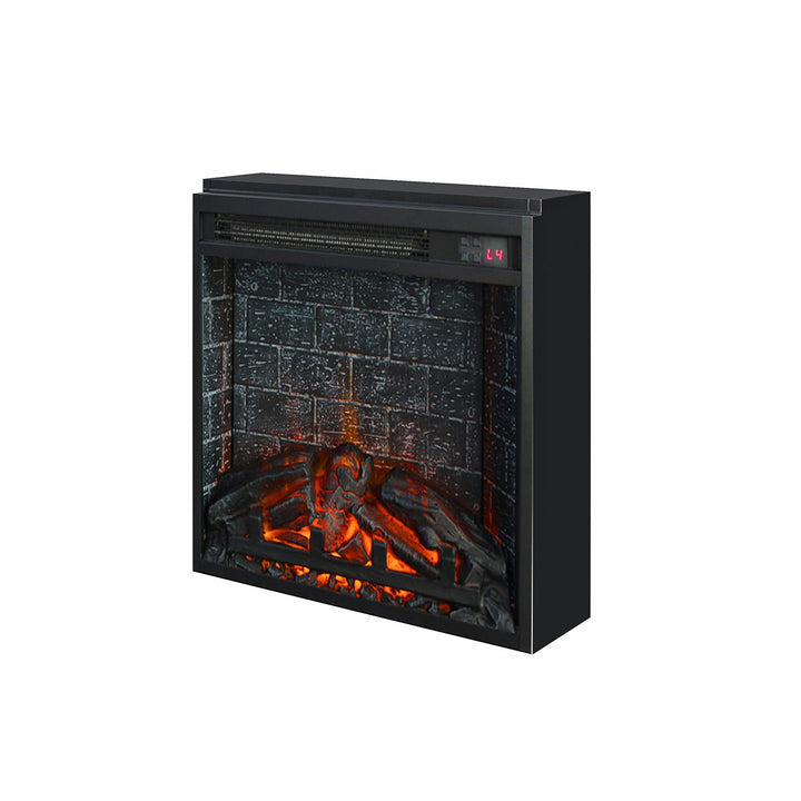 18" fireplace insert remote control -  Black