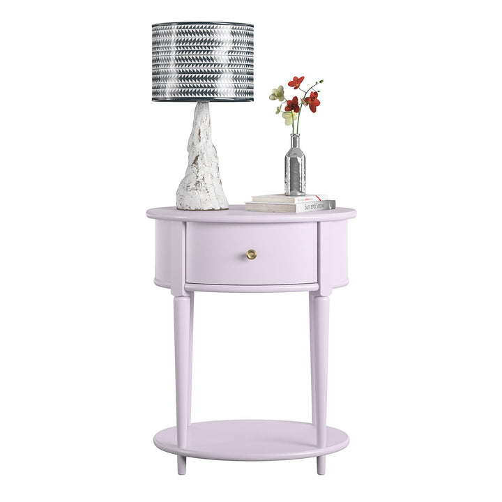 Lower shelf end table Aurora -  Lavender