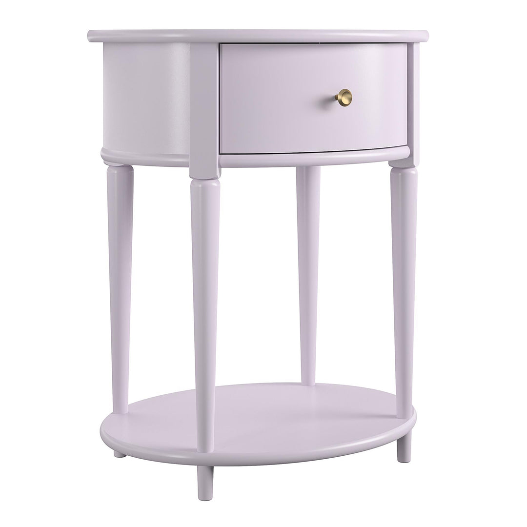 Aurora table with storage -  Lavender