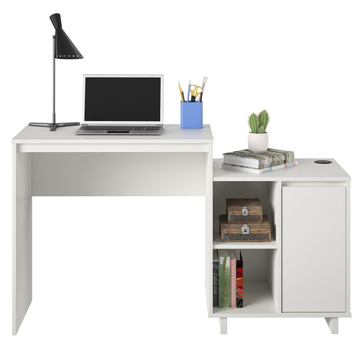 Desk with wireless port Ravelston -  White