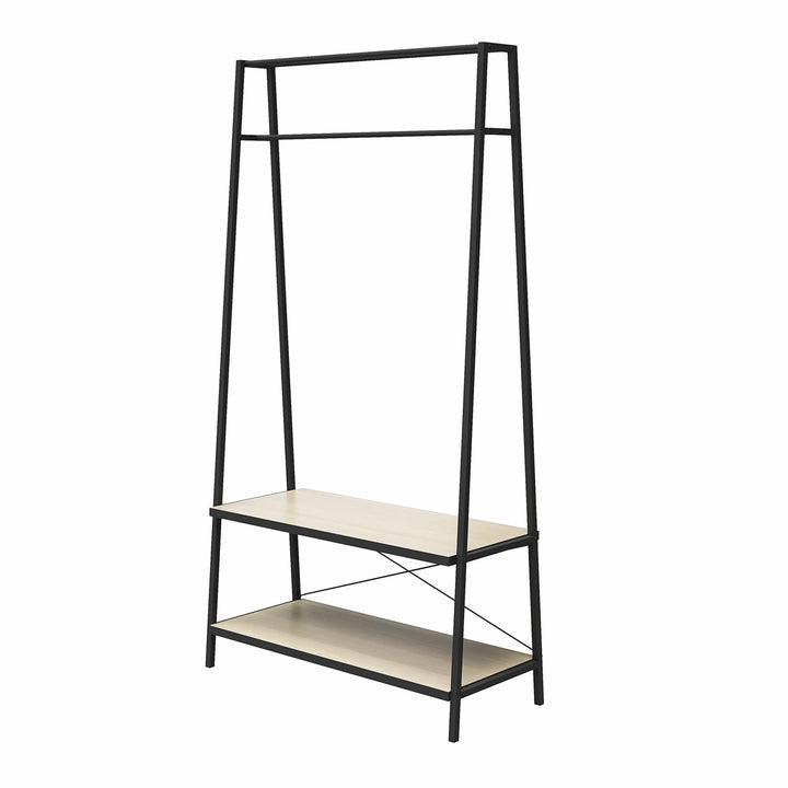 Drexel's spacious closet organizer -  Pale Oak