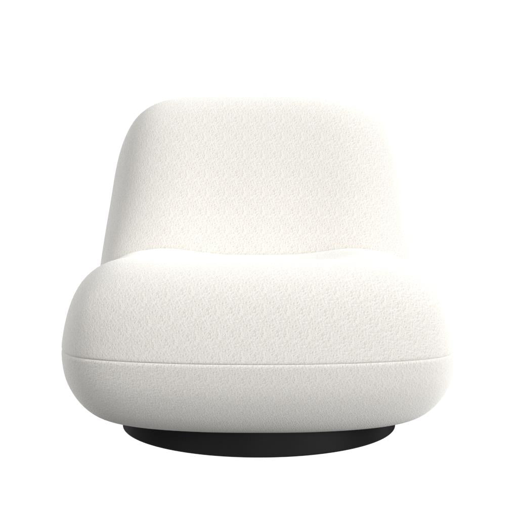 swivel chairs living room - White