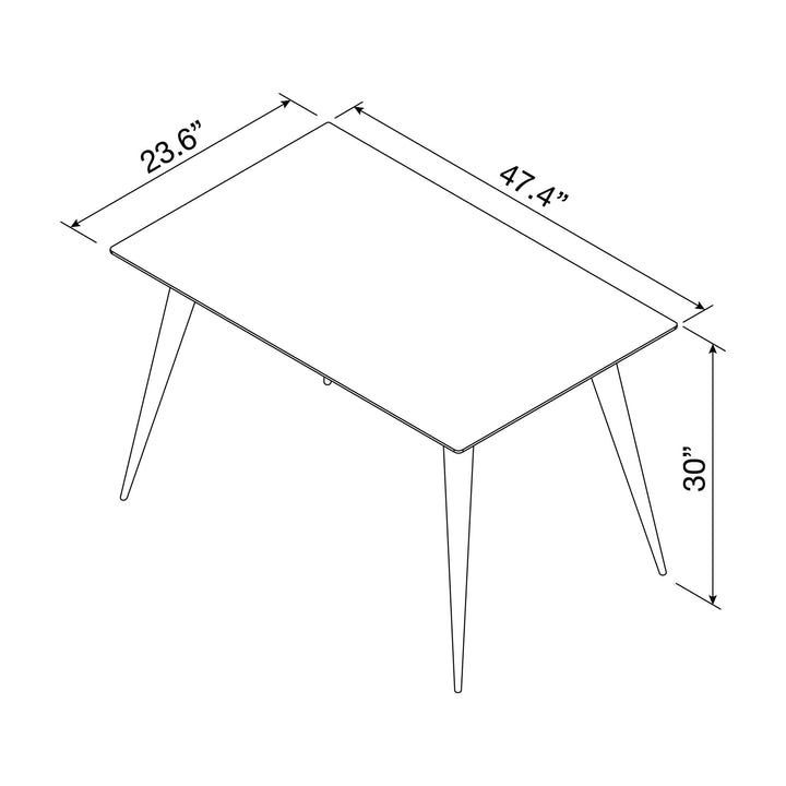Elegant work station Brittany design -  Florence Walnut