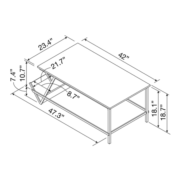 Regal Coffee Table - Blue