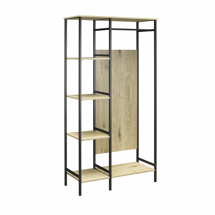 open clothes wardrobe - Natural