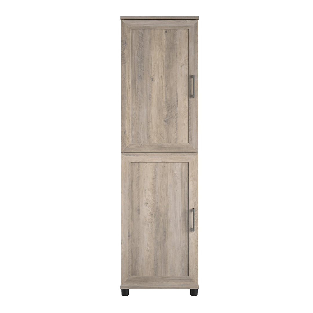 2 door kitchen pantry cabinet - Gray Oak