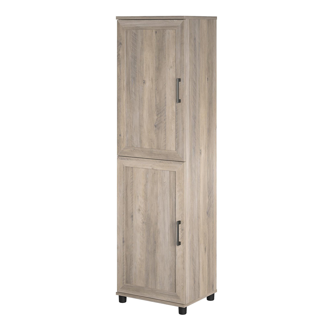modern farmhouse pantry cabinet - Gray Oak
