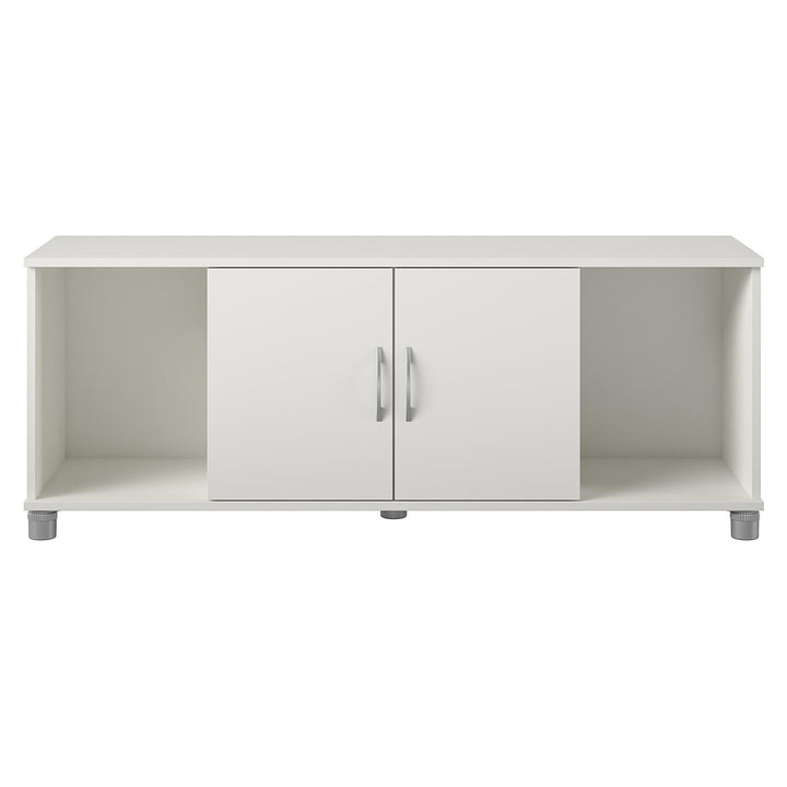 Seating area with shoe storage -  White