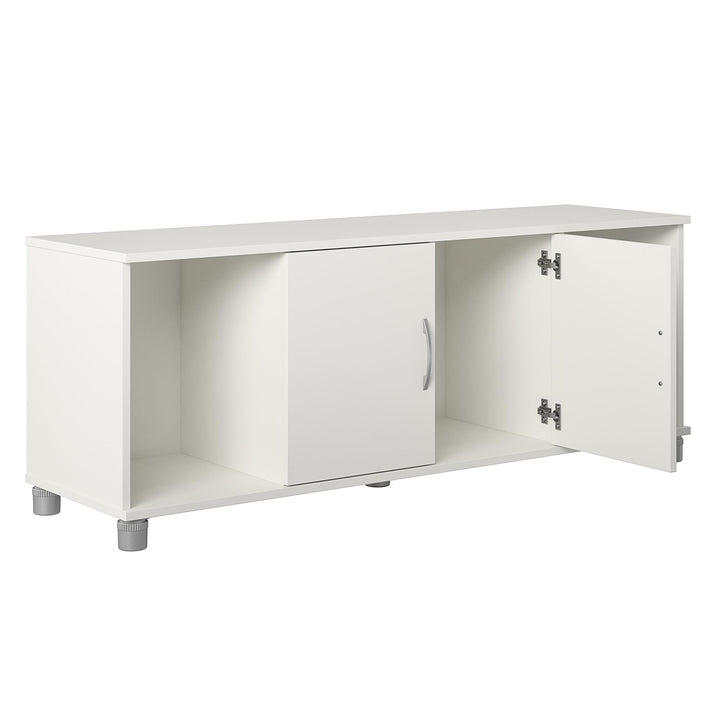 Bench with adjustable feet Basin -  White
