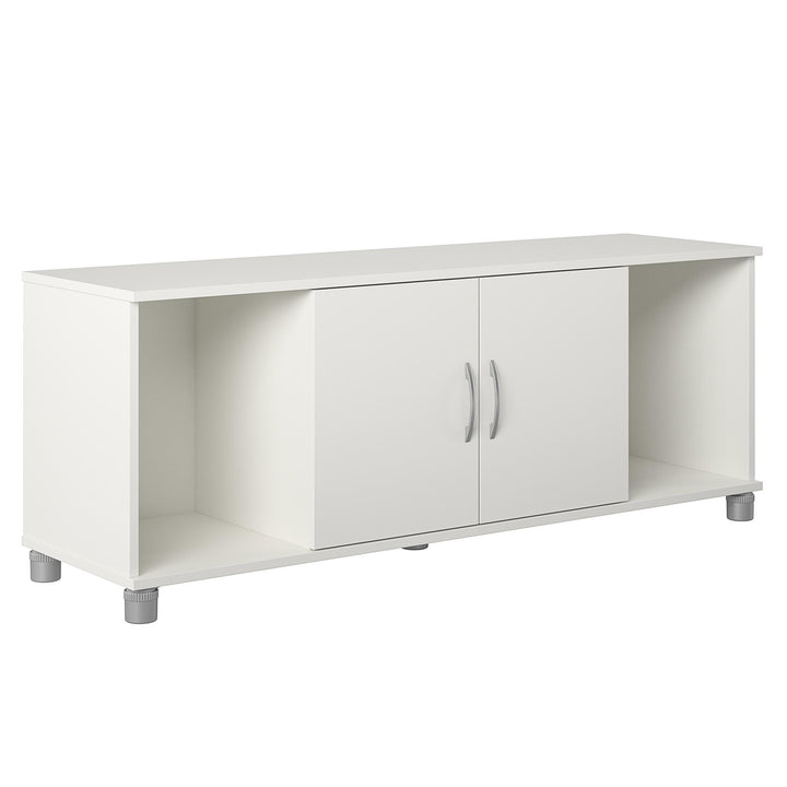 Shoe bench with seating area -  White