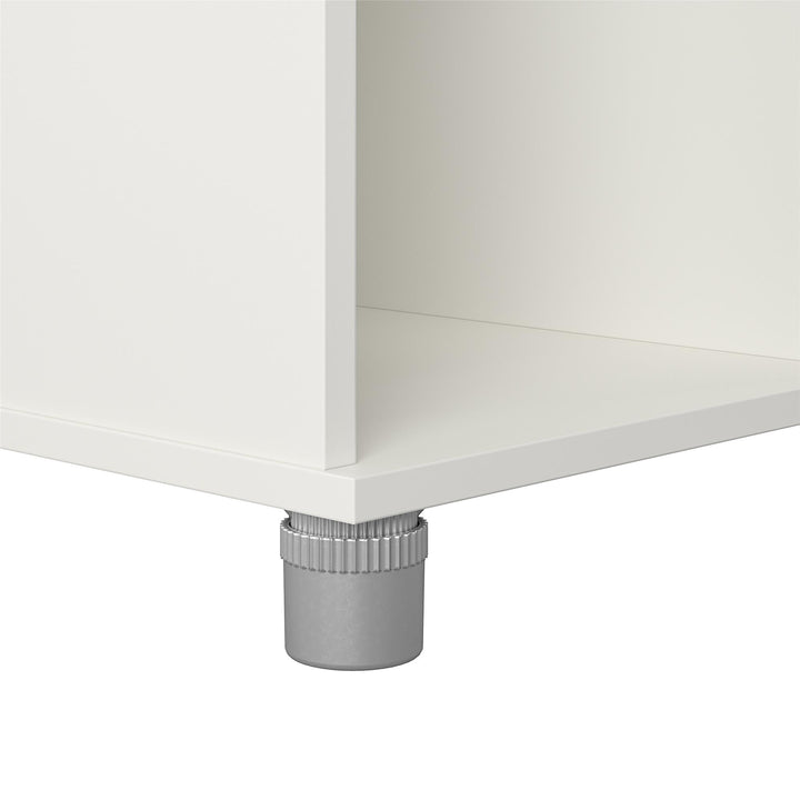 Footwear storage with seat Basin -  White