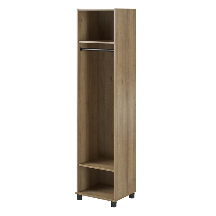 18" Wide Mudroom Cabinet with Basin Design -  Natural