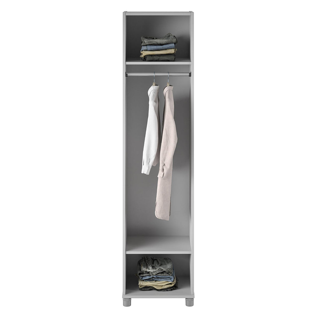 Best Stylish 18" Wide Basin Design Mudroom Cabinet -  Black