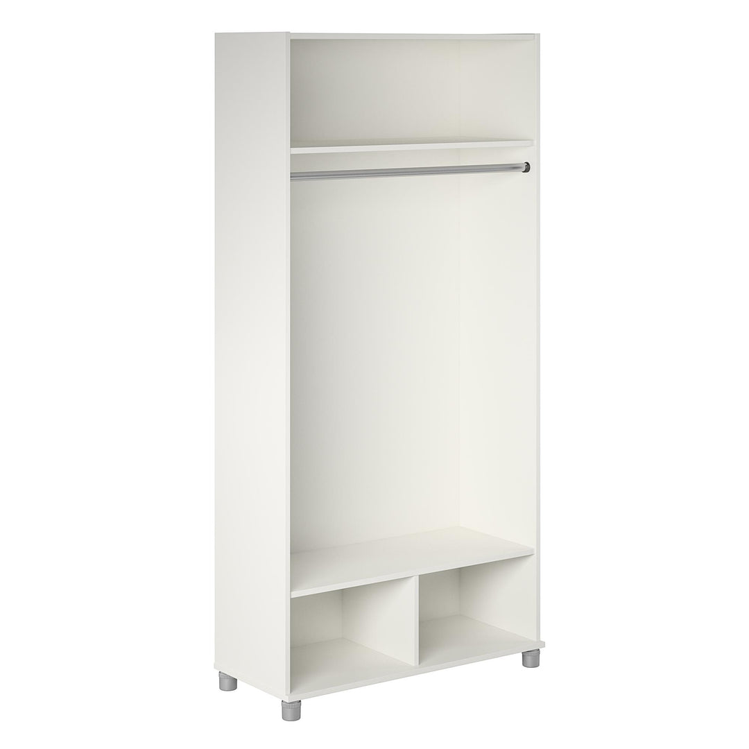 Best 36 inch mudroom storage cabinet -  White