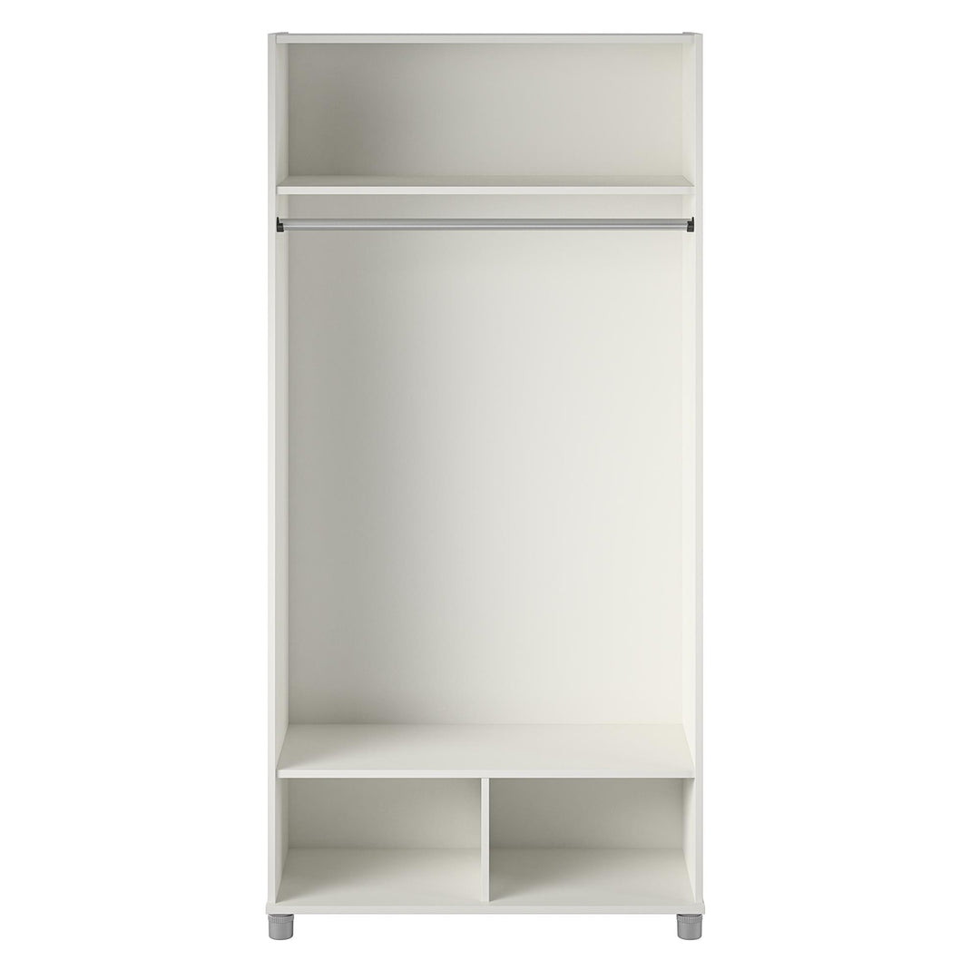 Essential storage cabinet for mudroom organization -  White