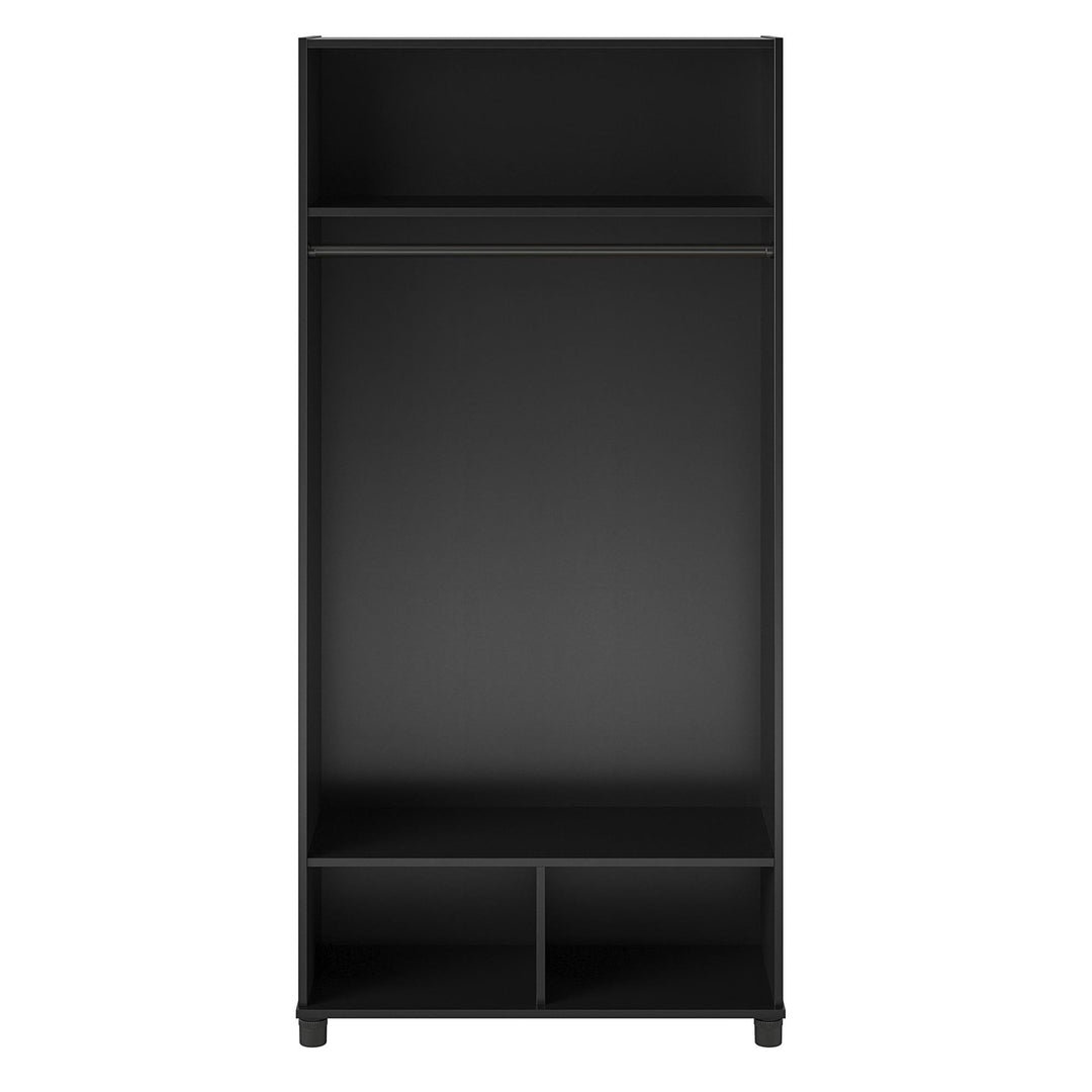 Basin cabinet for versatile and organized mudroom -  Black