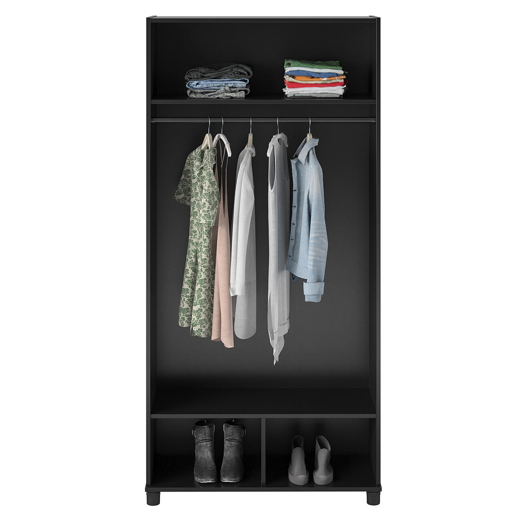Versatile and organized living with Basin mudroom cabinet -  White