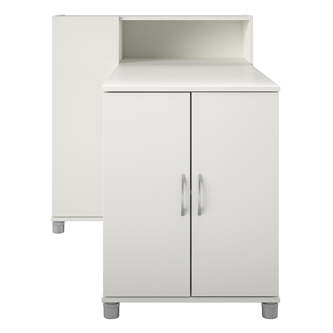 craft cupboard with table - White