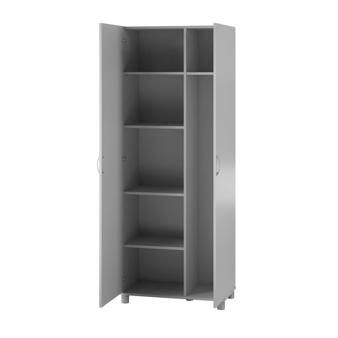 Asymmetrical design cabinet for modern homes -  Dove Gray