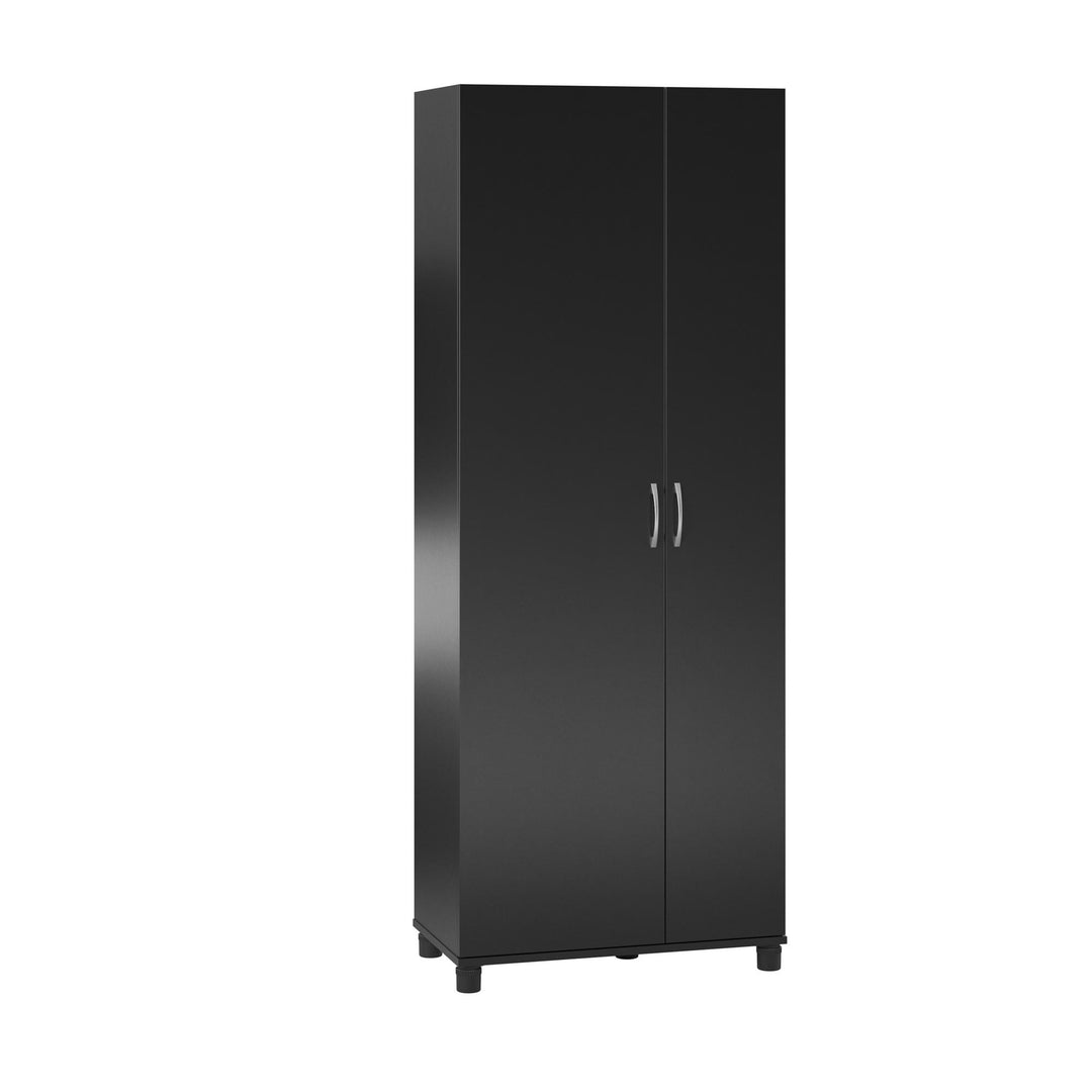 Elegant and modern Basin tall storage cabinet -  Black