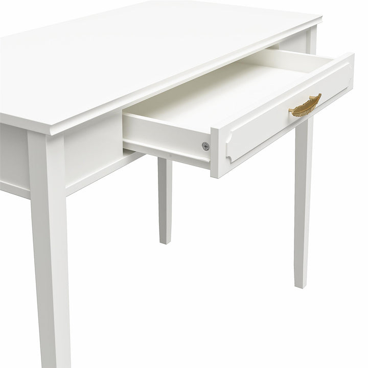 Stella Desk, White - White