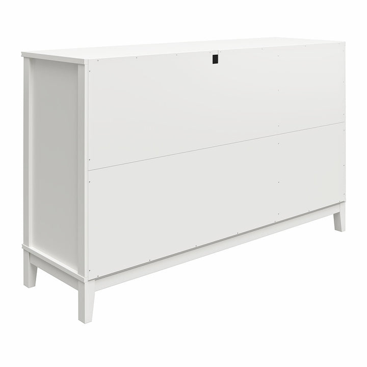 Elegant Stella Wide Dresser -  White