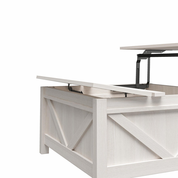 Farmington Coffee Table with Lift Top -  Ivory Pine