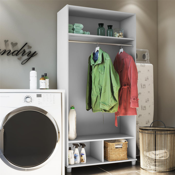 Spacious and durable Basin storage cabinet -  Dove Gray