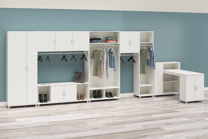 Best tall storage cabinet with adjustable shelving -  White