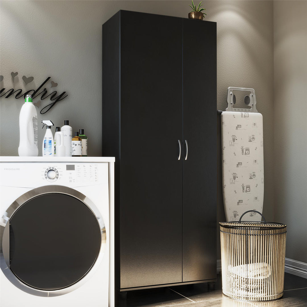 Ultimate storage solution with Basin tall cabinet -  Black