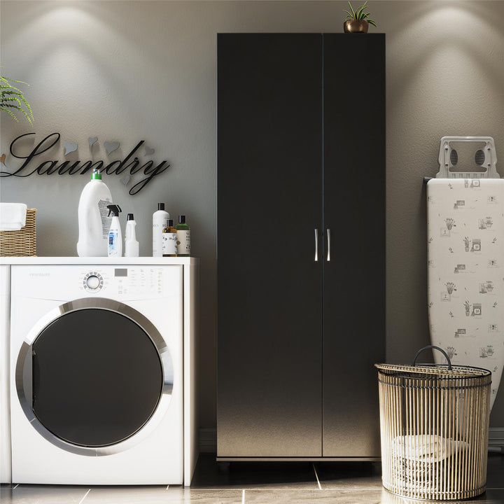 Modern living with Basin asymmetrical cabinet -  Black