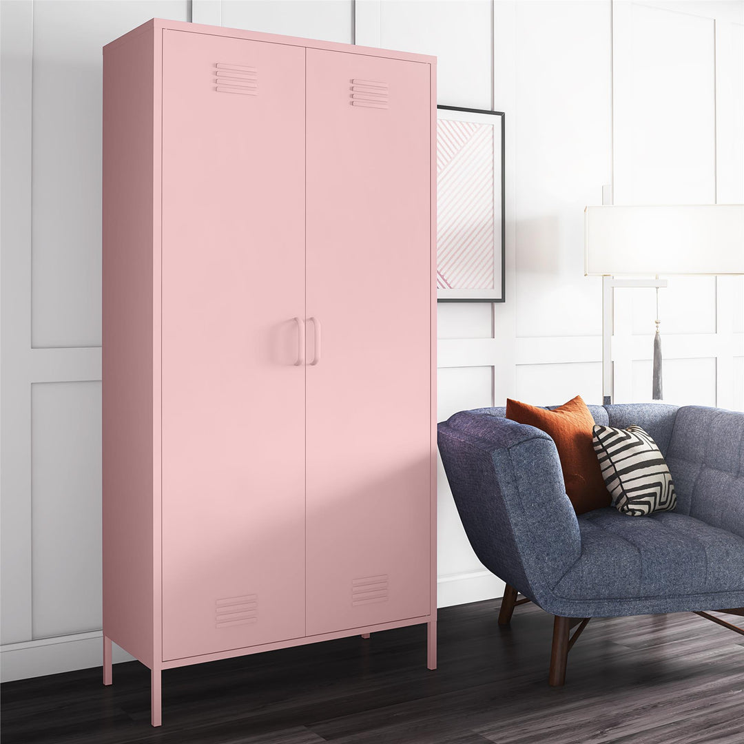 Cache tall cabinet with modern flair -  Bashful
