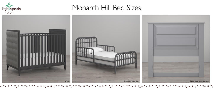 Monarch Hill Ivy Toddler Bed for Girls -  Graphite Grey