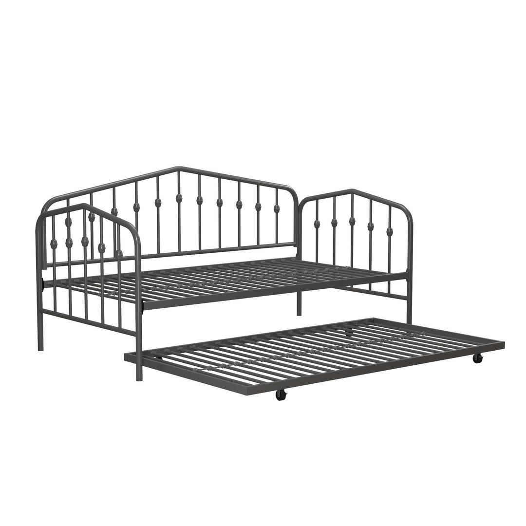 Bushwick Metal Daybed & Trundle - Gray - Twin