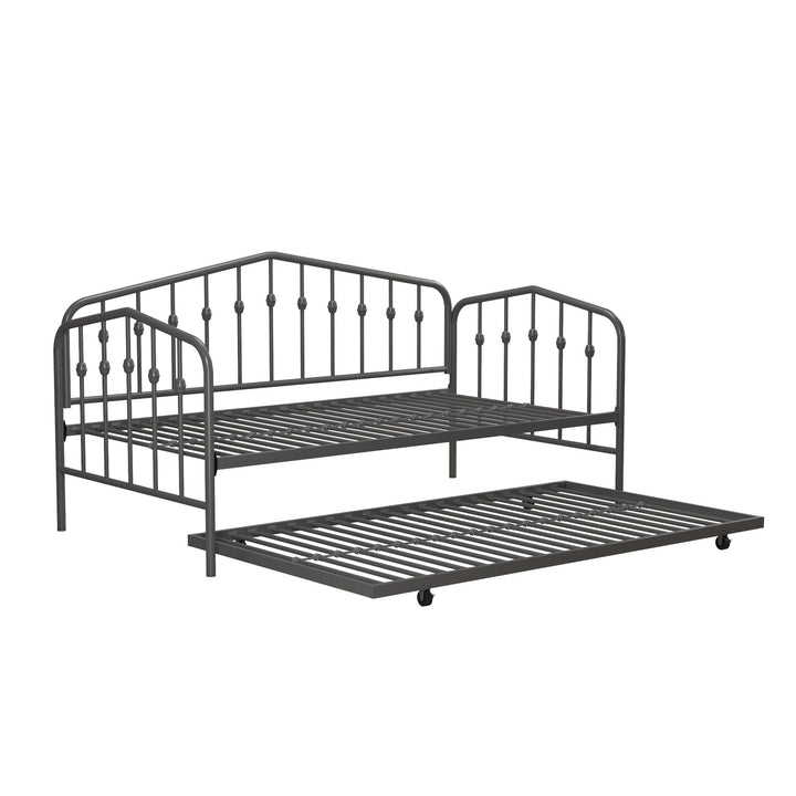 Bushwick Metal Daybed & Trundle - Gray - Twin
