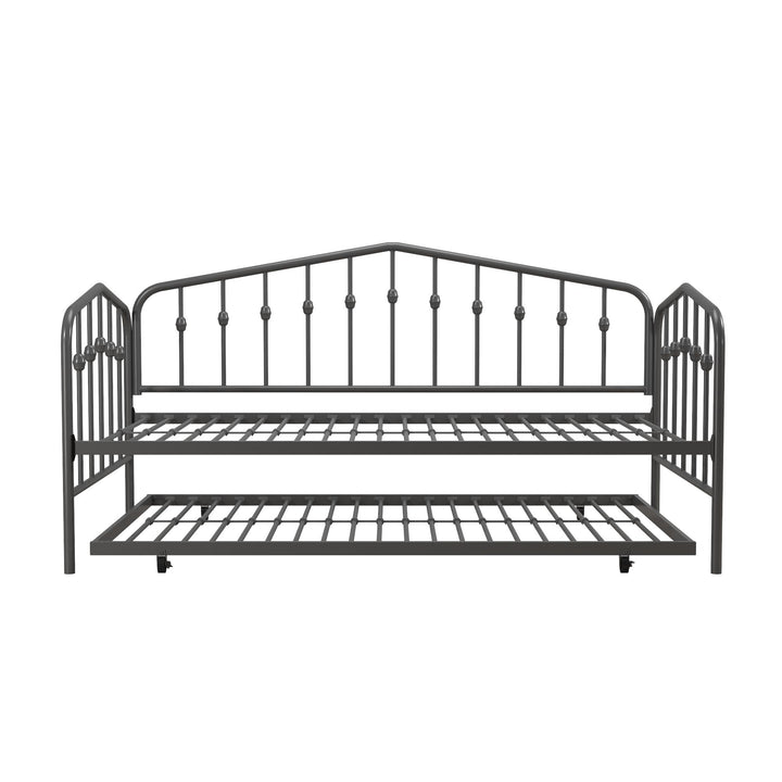 Bushwick Metal Daybed & Trundle - Gray - Twin