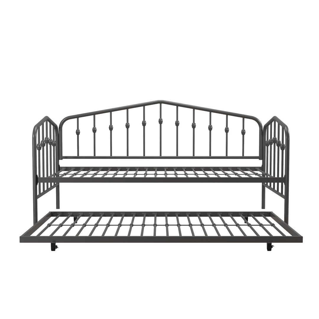 Bushwick Metal Daybed & Trundle - Gray - Twin