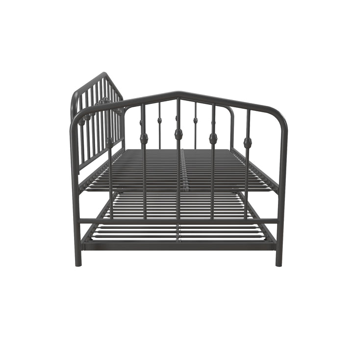 Bushwick Metal Daybed & Trundle - Gray - Twin