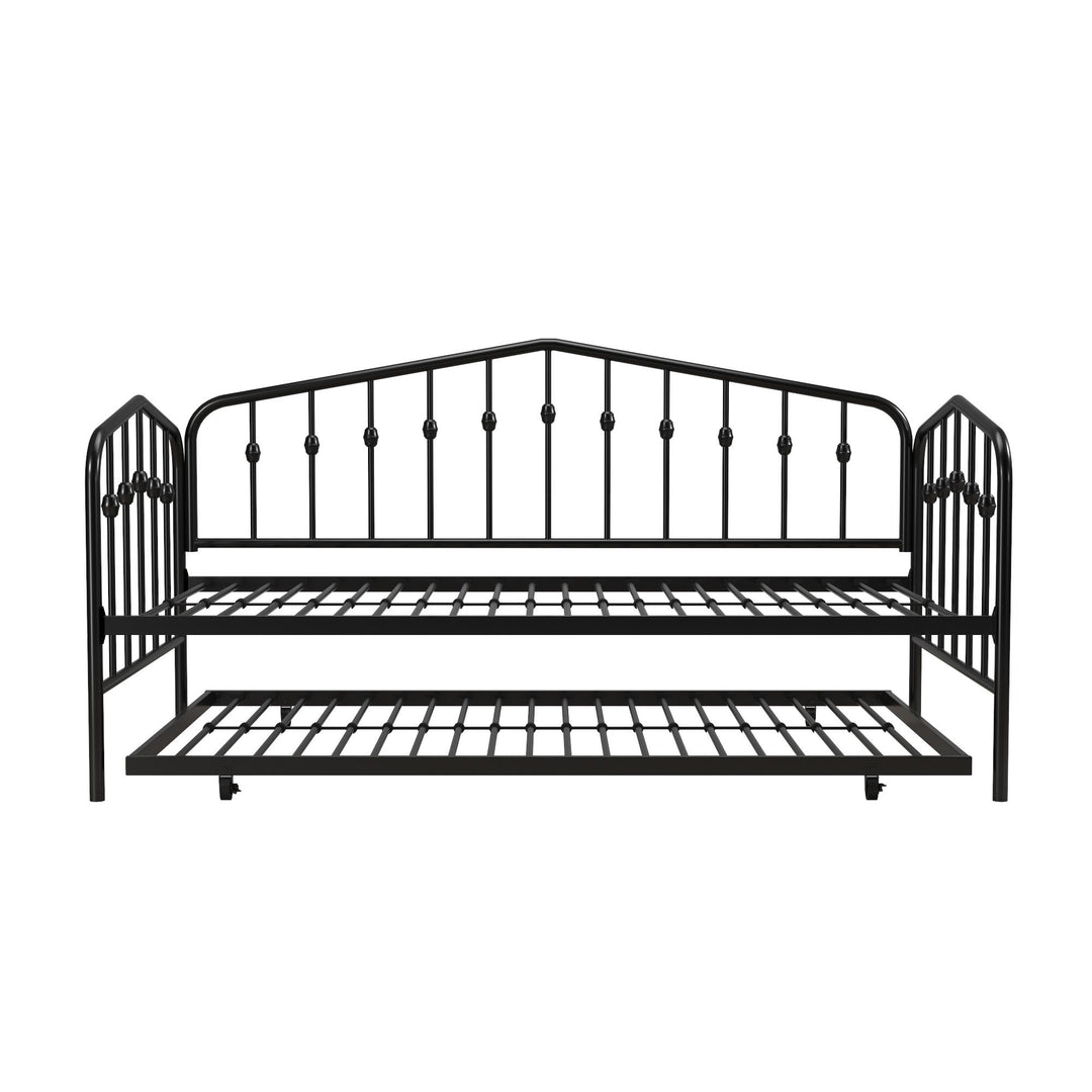 Bushwick Metal Daybed & Trundle - Black - Twin