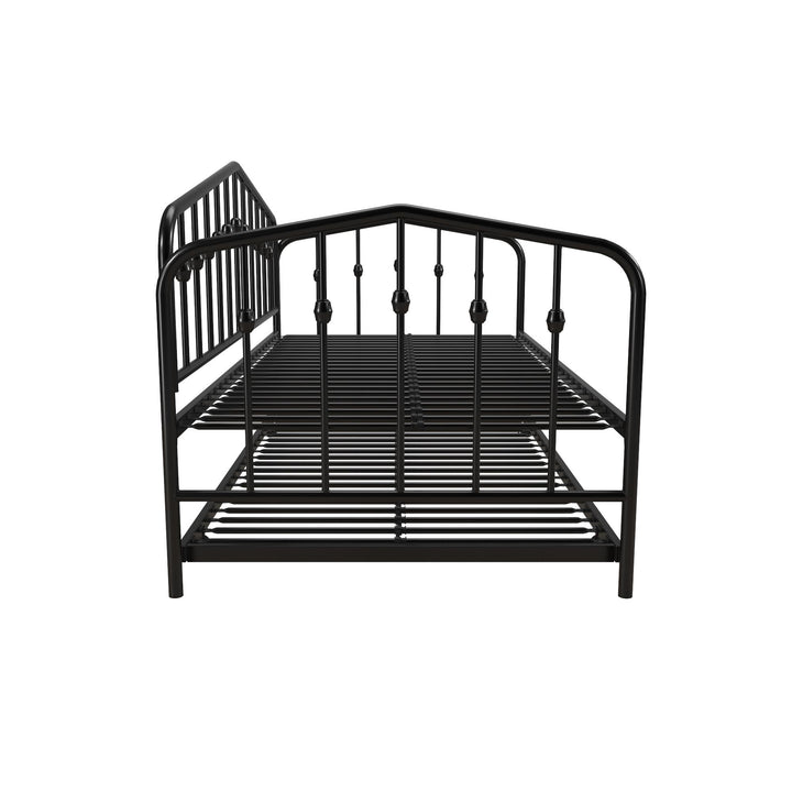 Bushwick Metal Daybed & Trundle - Black - Twin