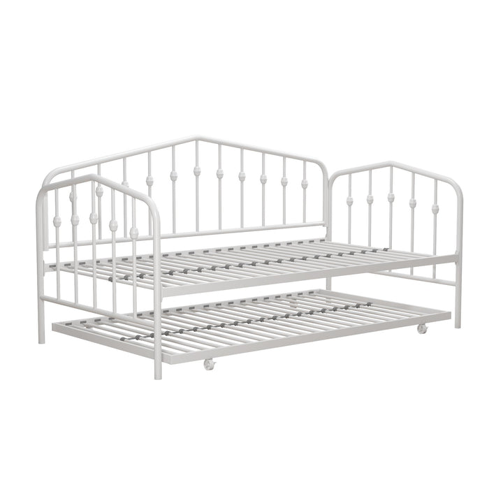 Bushwick Metal Daybed & Trundle - White - Twin