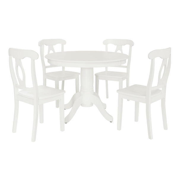 Plastic round 2025 table with chairs