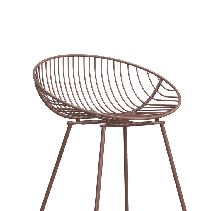 Best wire counter height stool -  Blush