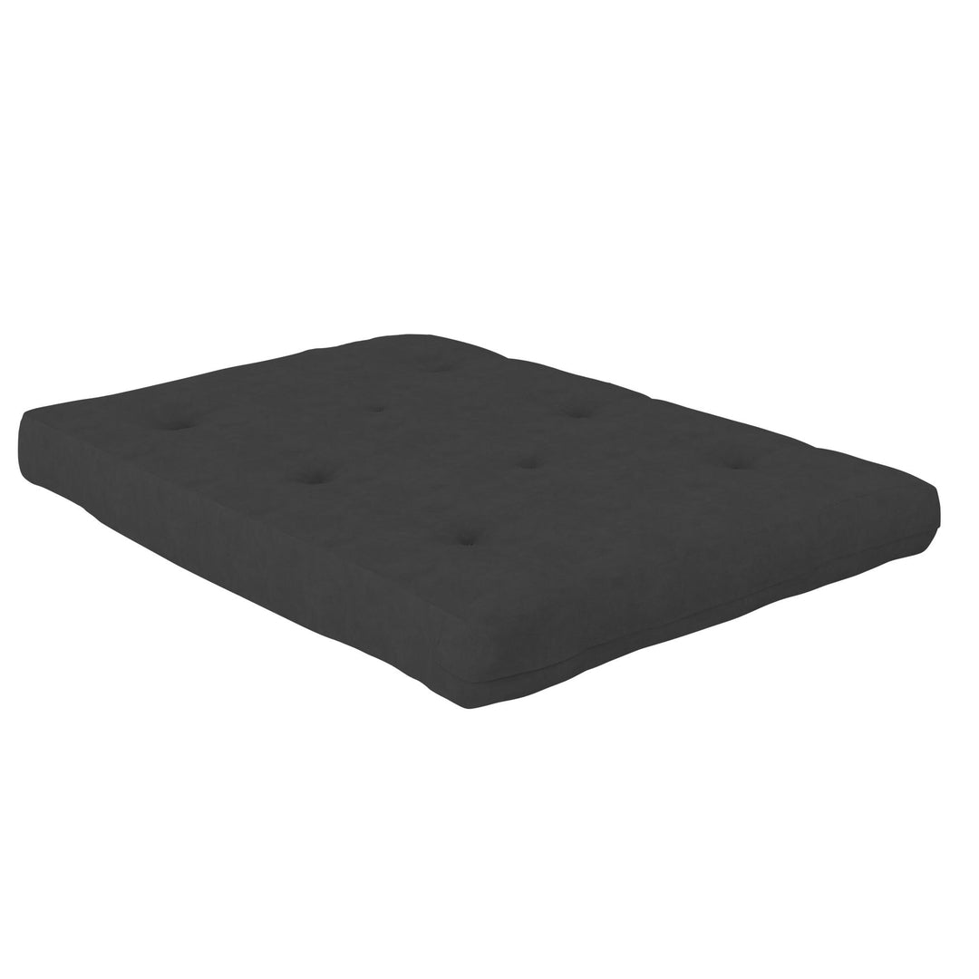 Eve 8 Inch Thermobonded High Density Polyester Fill Futon Mattress - Gray - Full