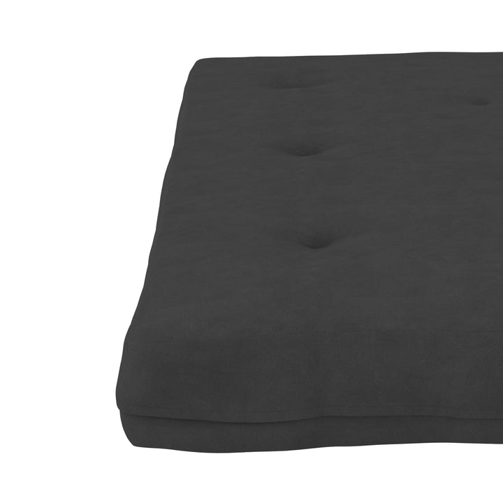 Eve 8 Inch Thermobonded High Density Polyester Fill Futon Mattress - Gray - Full
