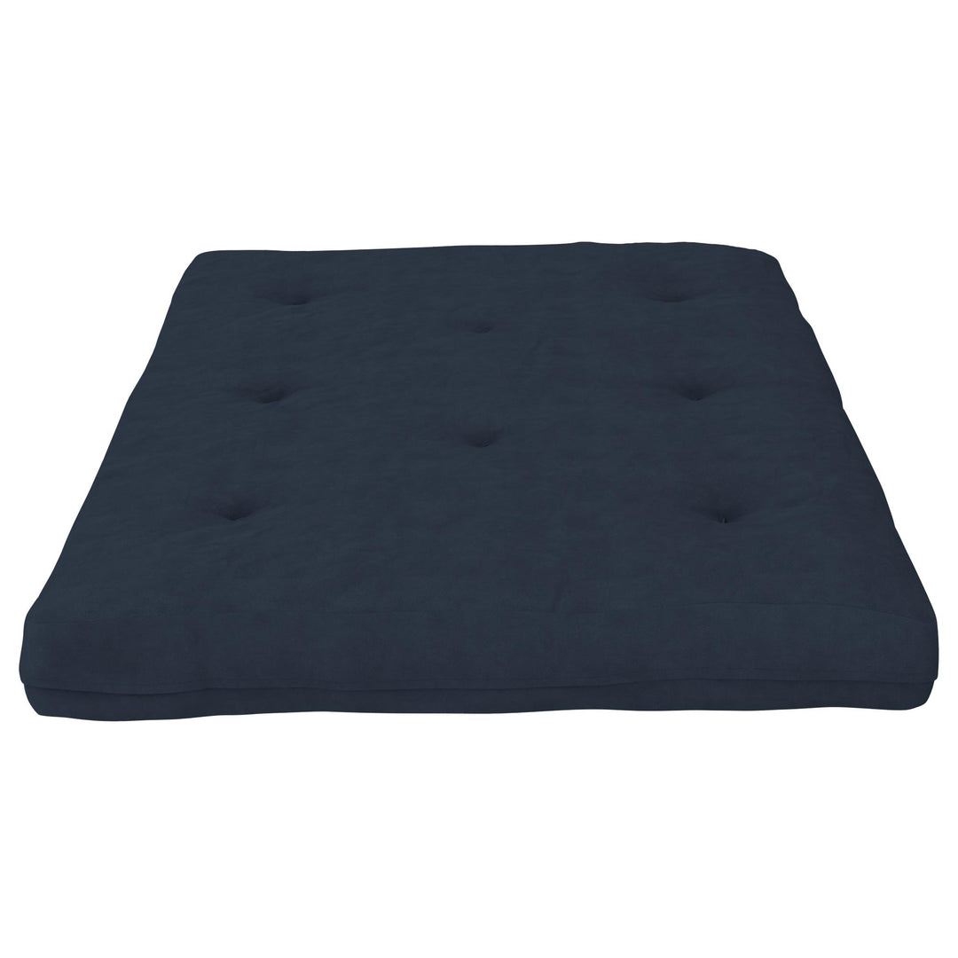 Eve 8 Inch Thermobonded High Density Polyester Fill Futon Mattress - Blue - Full