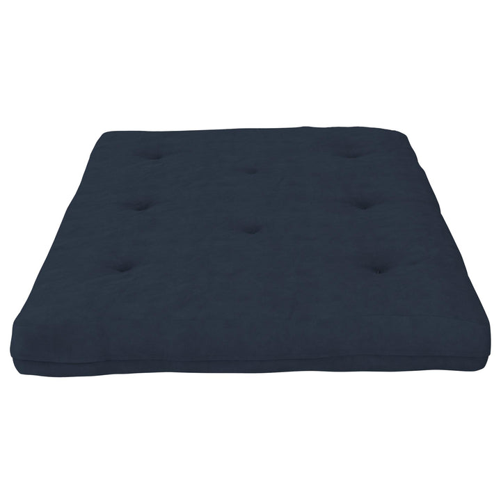 Eve 8 Inch Thermobonded High Density Polyester Fill Futon Mattress - Blue - Full