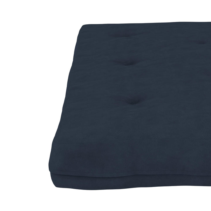 Eve 8 Inch Thermobonded High Density Polyester Fill Futon Mattress - Blue - Full
