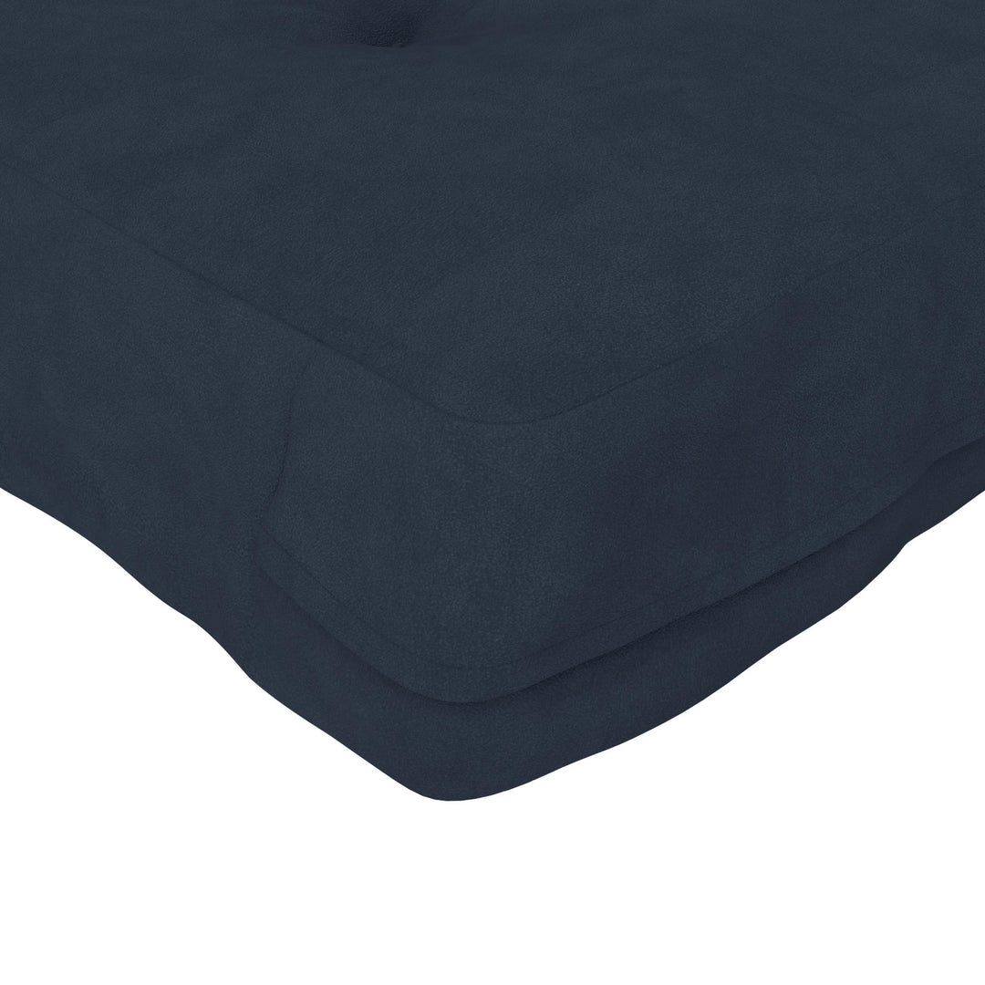Eve 8 Inch Thermobonded High Density Polyester Fill Futon Mattress - Blue - Full